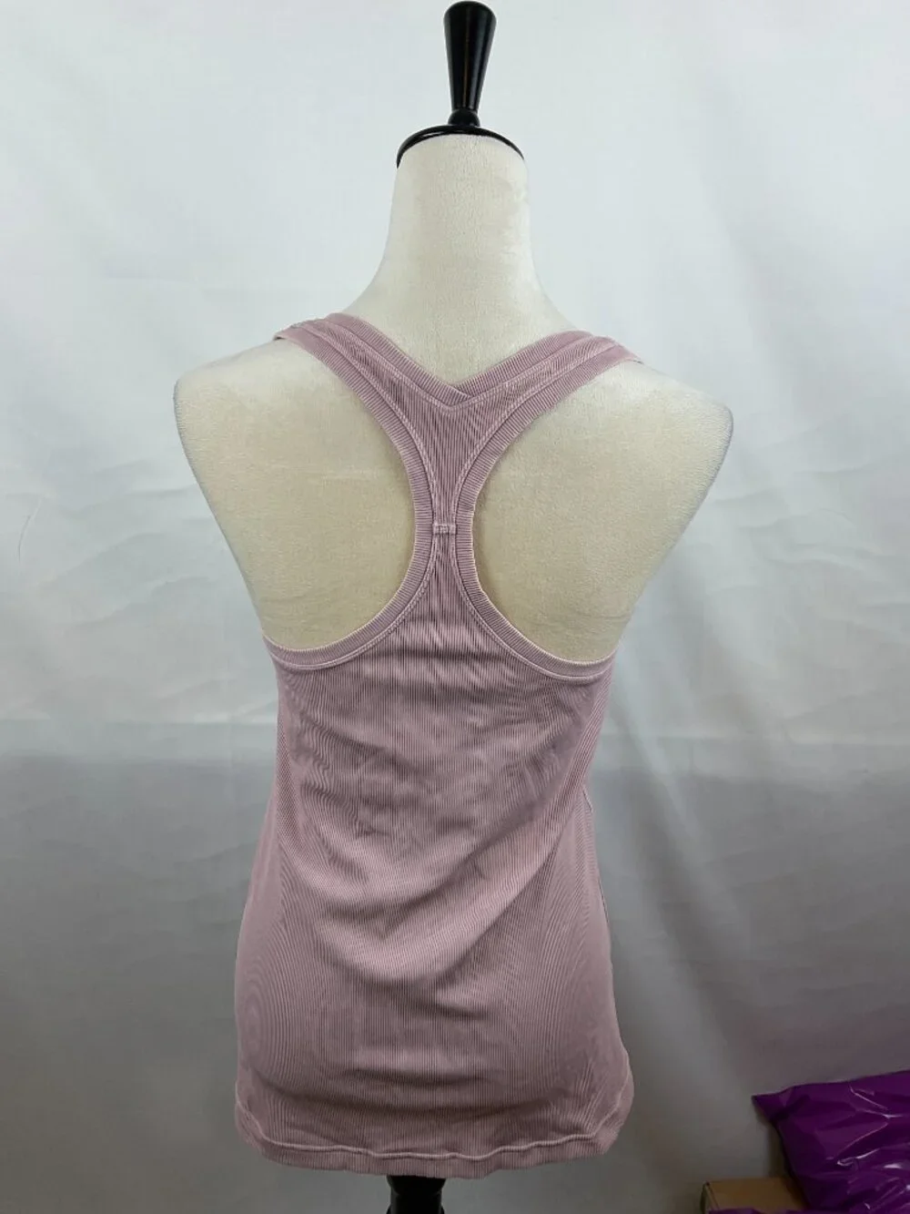 Lululemon Cool Racerback Tank Rib Washed Antoinette Light Lavender